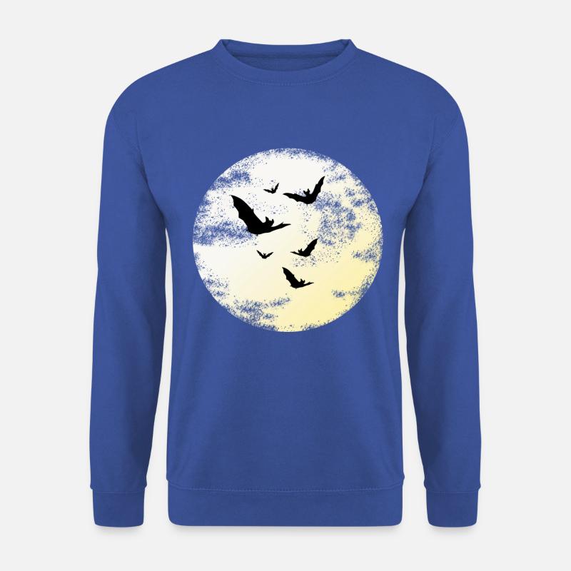 Bats in the moonlight - Unisex Sweatshirt - royal blue