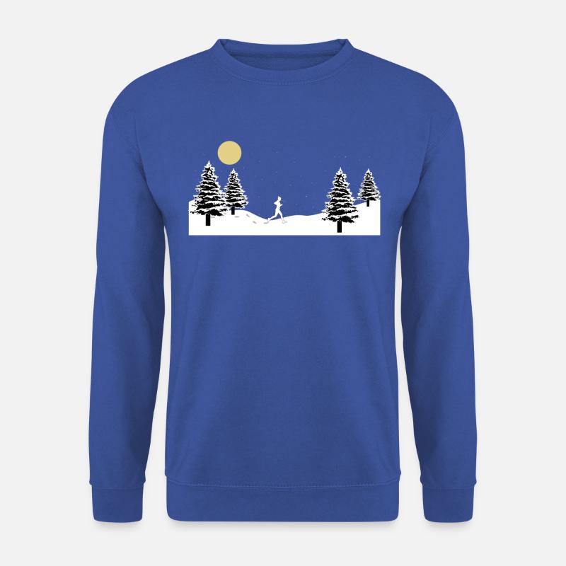 Running Winter - Unisex Pullover - Royalblau
