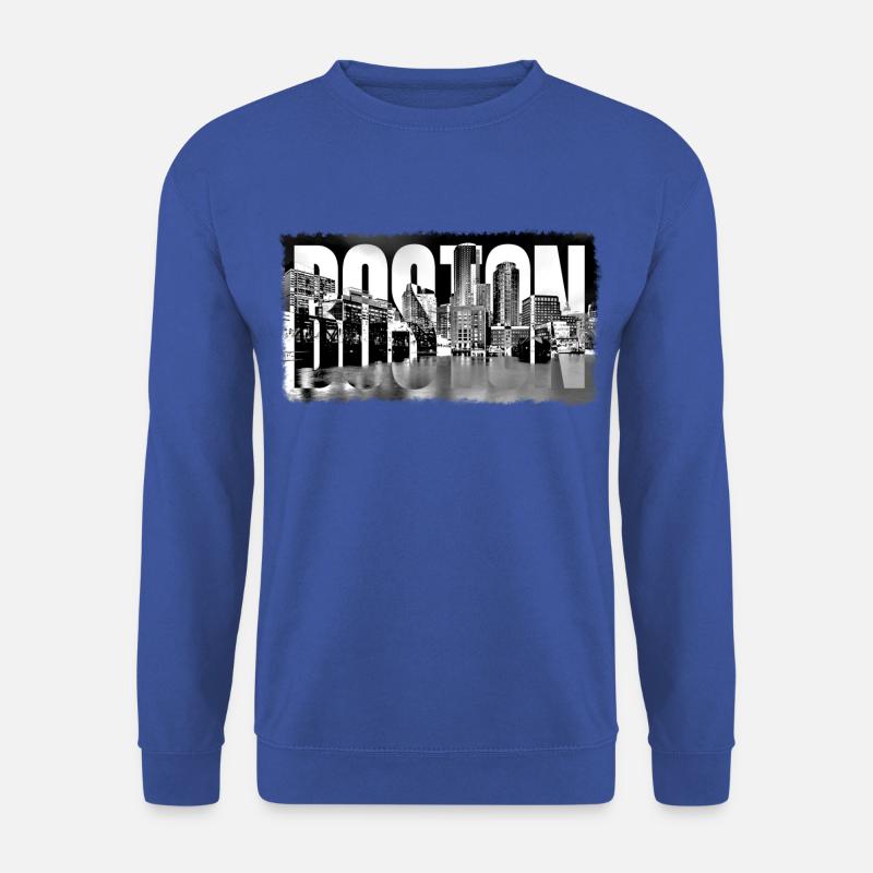 Boston - Unisex Pullover - Royalblau