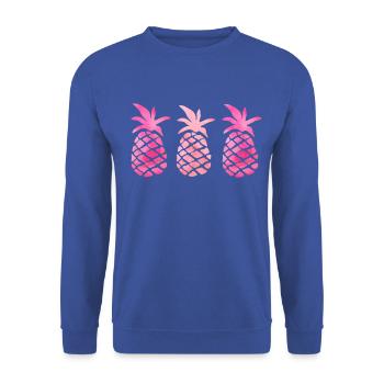 nourriture de puissance - Sweat-shirt Unisexe - bleu royal - Devant - Alina (178cm) & Michal (187cm)