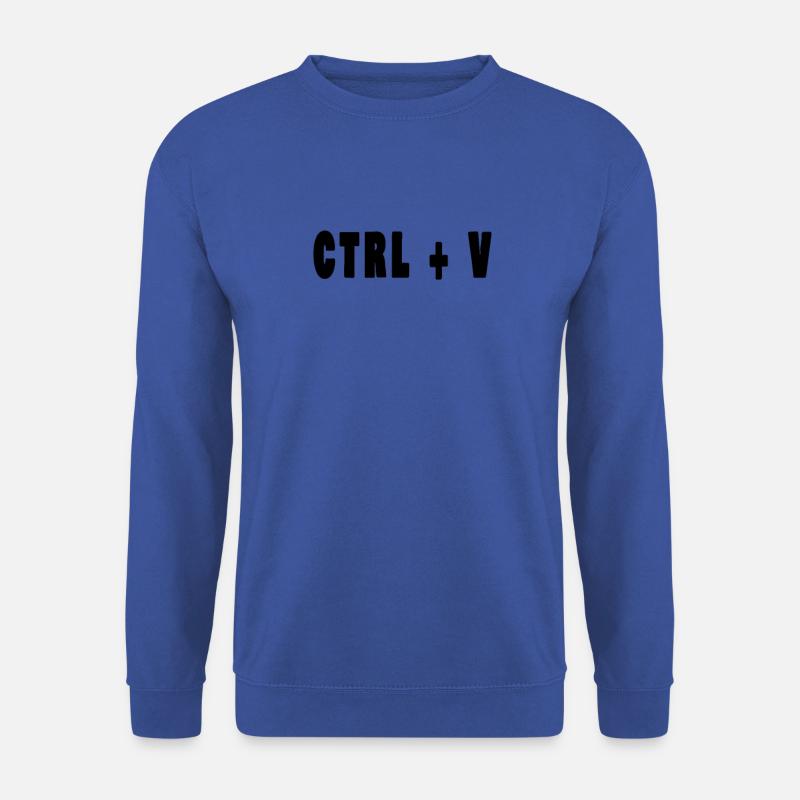 ctrl v - Unisex Sweatshirt - royal blue