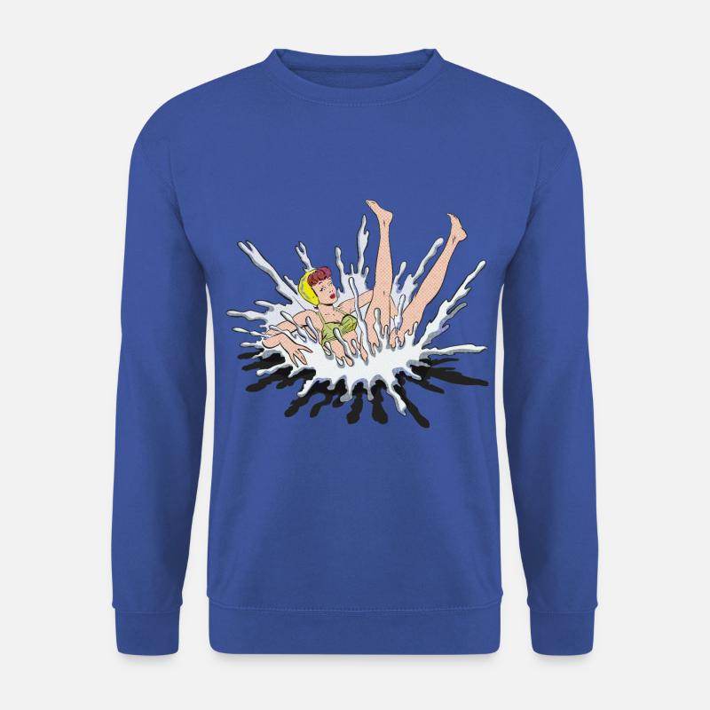 Plouf im Wasser! - Unisex Pullover - Royalblau