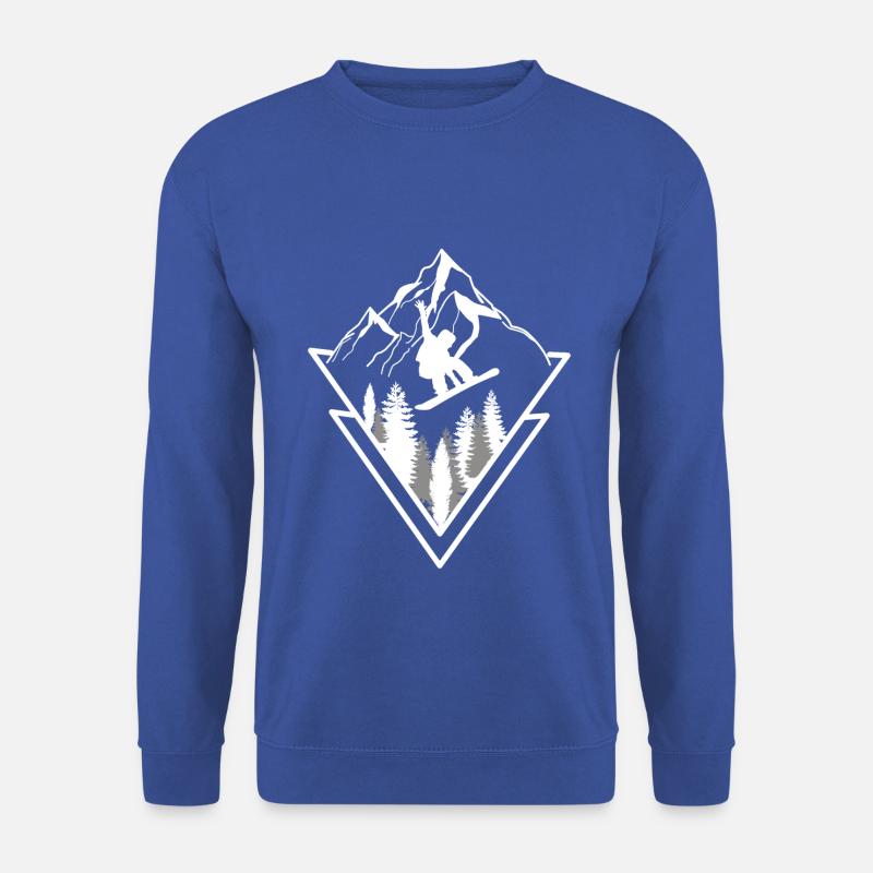 SNOWBOARD BERG SNOWBOARDER ALPEN - Unisex Pullover - Royalblau