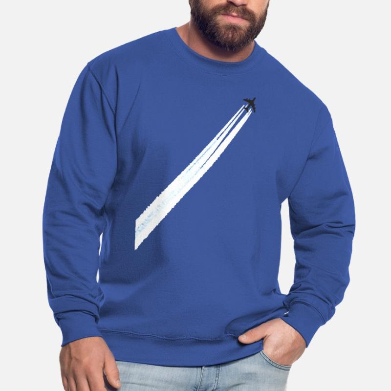 code stripe airplane pilot pilot Chemtrail Unisex Sweatshirt