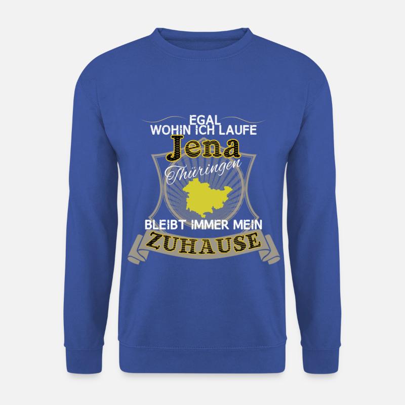 Stadt Jena - Thüringen mein zuhause - Heimat - Unisex Pullover - Royalblau