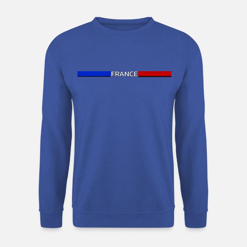 Frankreich fan flagge trikot - Unisex Pullover - Royalblau