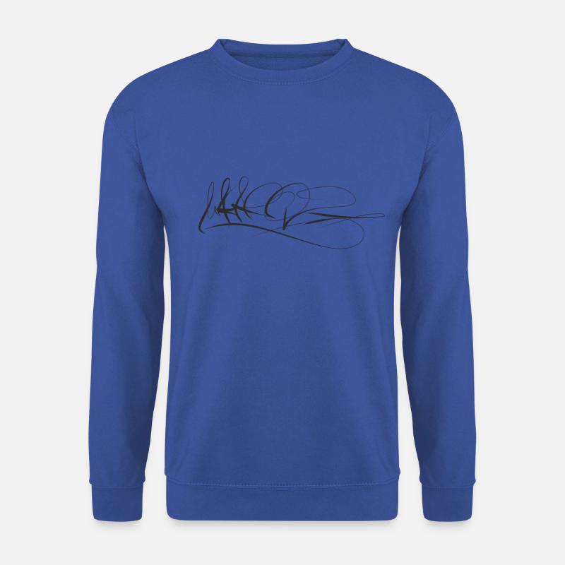 Tag graffiti - Sweat-shirt Unisexe - bleu royal