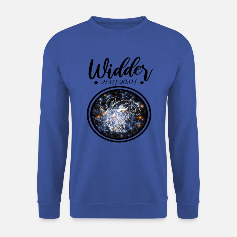 Widder Sternzeichen - Unisex Pullover - Royalblau