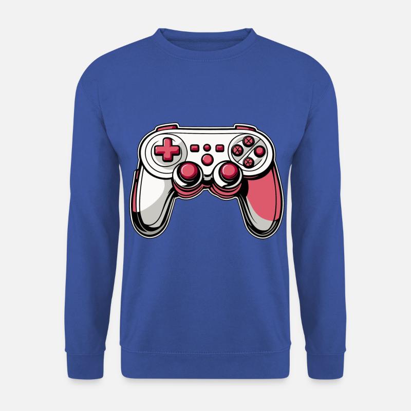 Controller Pink Red Illustration - Unisex Sweatshirt - royal blue