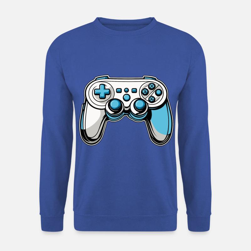 Controller Blau Illustration - Unisex Pullover - Royalblau