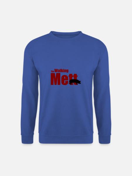 The Walking Mett Mann, Frau, Kind Geschenk - Unisex Pullover - Royalblau