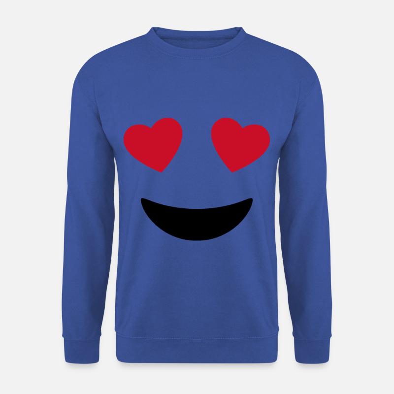 Liebes Augen - Verliebt <3 - Unisex Pullover - Royalblau