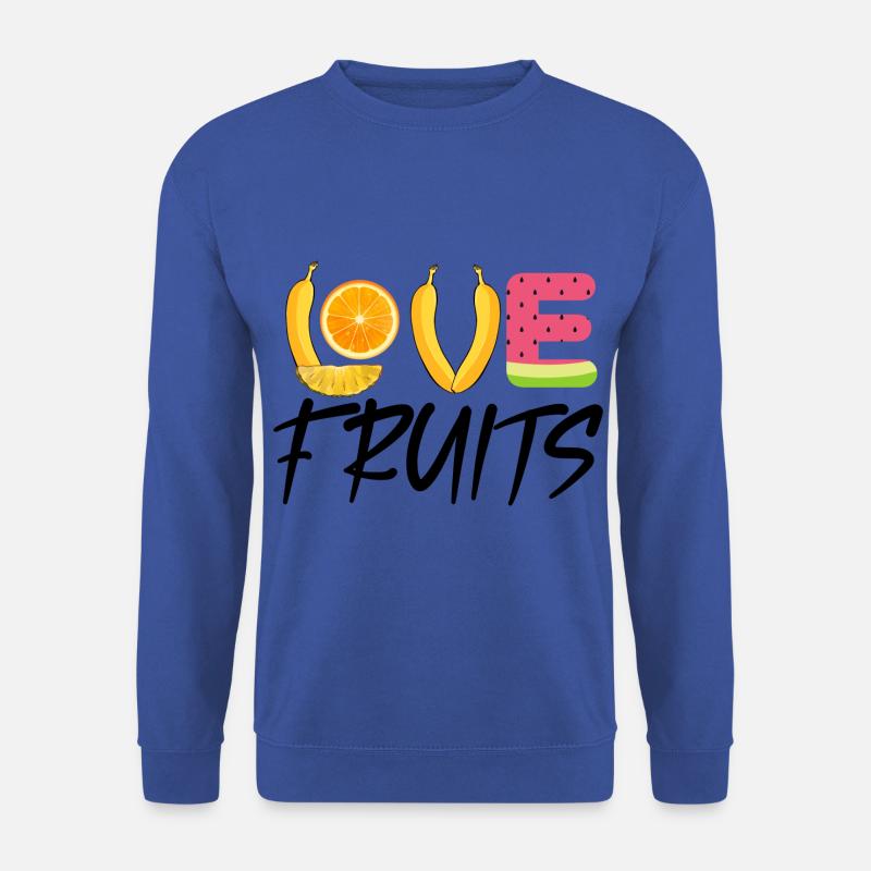 Früchte, Vegetarier, Vegan - Unisex Pullover - Royalblau