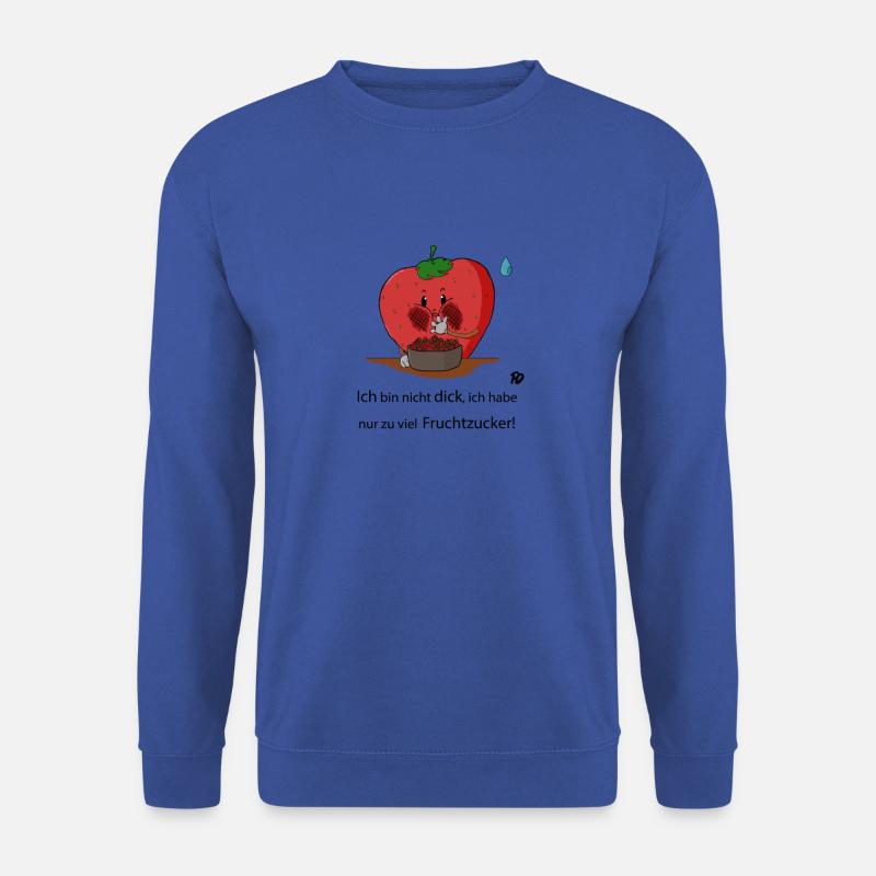 Erdbeerfun / Fruchtzucker/ Idee - Unisex Pullover - Royalblau