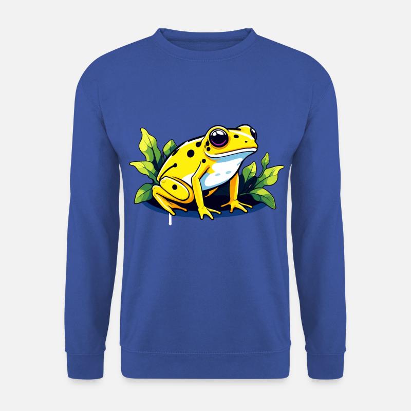 Pfeilgiftfrosch Frosch Zeichnung - Unisex Pullover - Royalblau