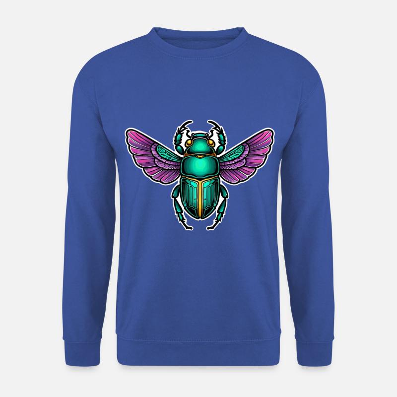 Skarabäus Neo Traditional - Unisex Pullover - Royalblau