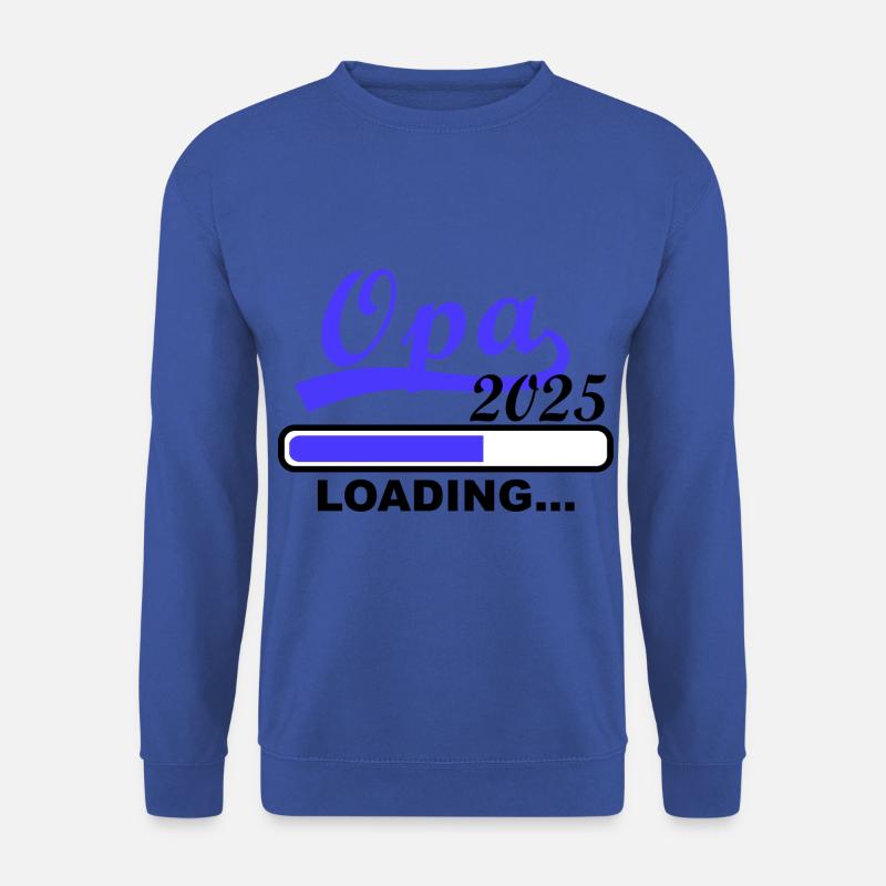 Opa 2025 loading, Ich werde 2025 Opa - Unisex Pullover - Royalblau