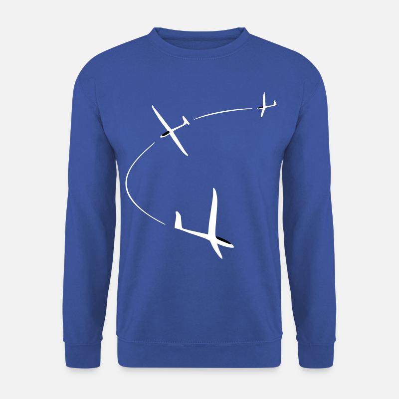 Segelflugzeug Segelfliegen Segelflug Segelflieger - Unisex Pullover - Royalblau