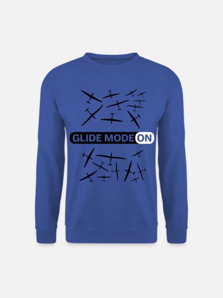 Segelflugzeug Segelfliegen Segelflug Segelflieger - Unisex Pullover - Royalblau