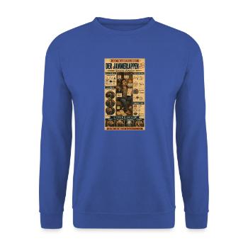 Der Jammerlappen – Klagen auf höchstem Niveau - Unisex Pullover - Royalblau - Vorne - Alina (178cm) & Michal (187cm)