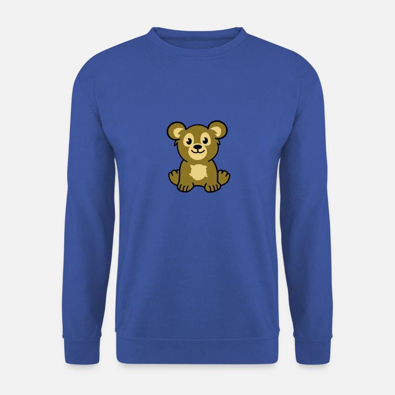 cute bear - Unisex Pullover - Royalblau