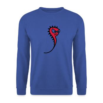Evil sperm - Unisex Sweatshirt - royal blue - Front - Alina (178cm) & Michal (187cm)