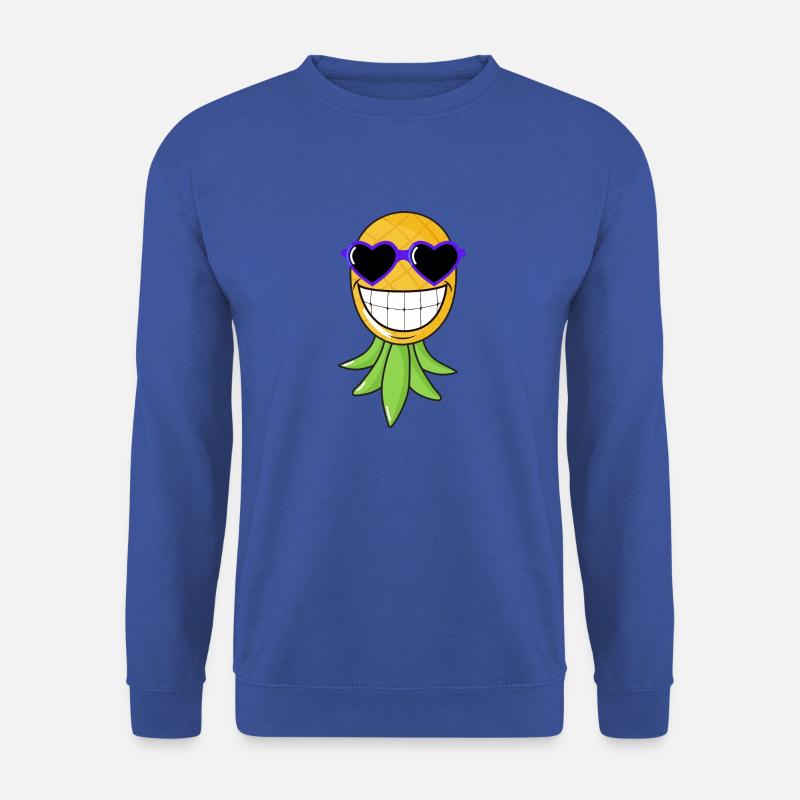 Swinger Ananas lachend - Unisex Pullover - Royalblau