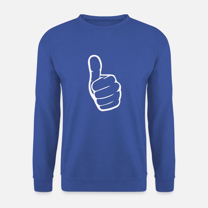 like hand - Unisex Pullover - Royalblau
