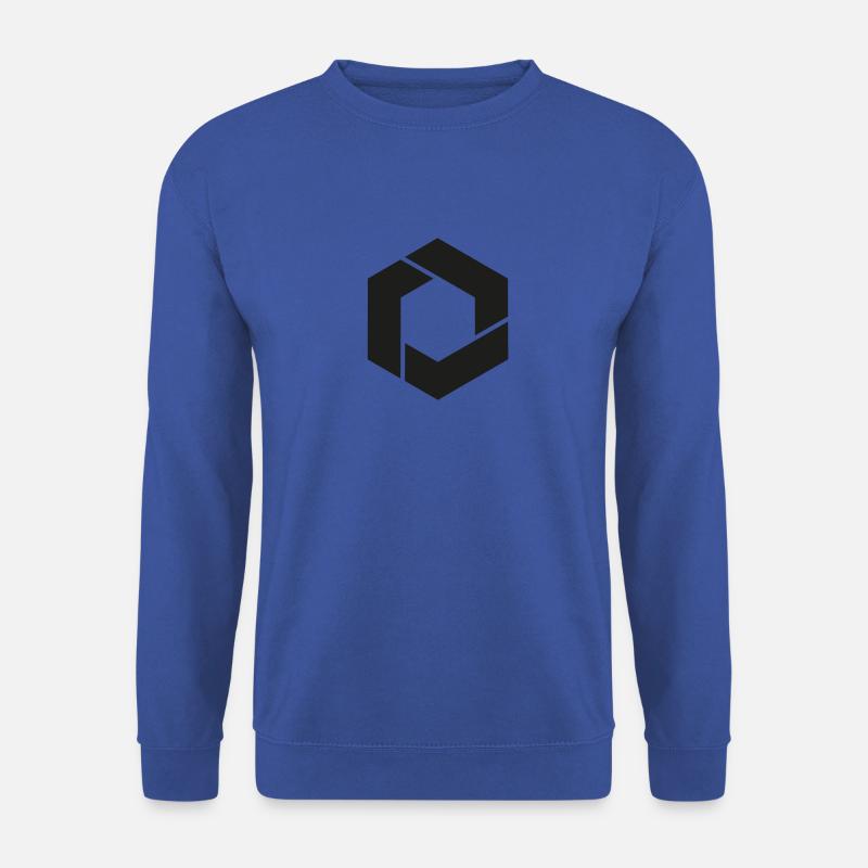 Abstract Hexagon - Unisex Pullover - Royalblau