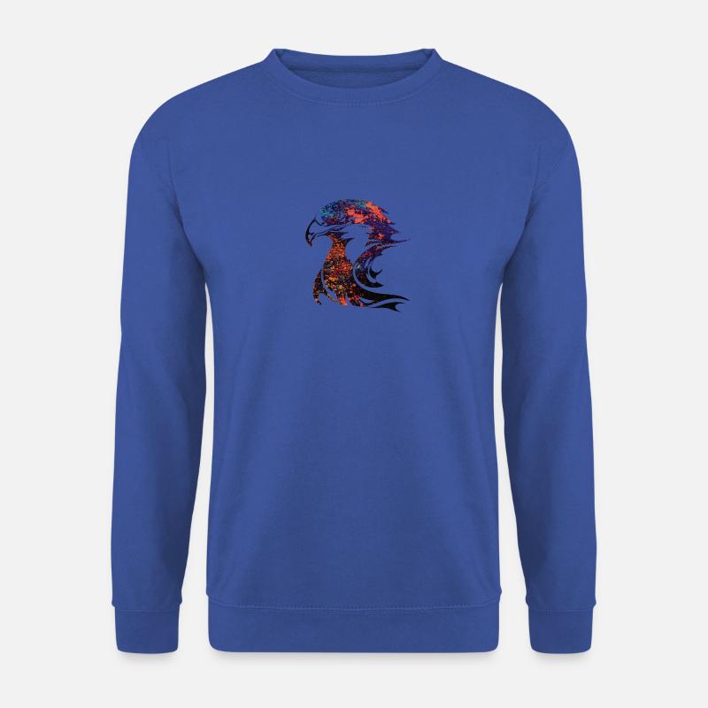gefleckter Adler Kopf - Unisex Pullover - Royalblau