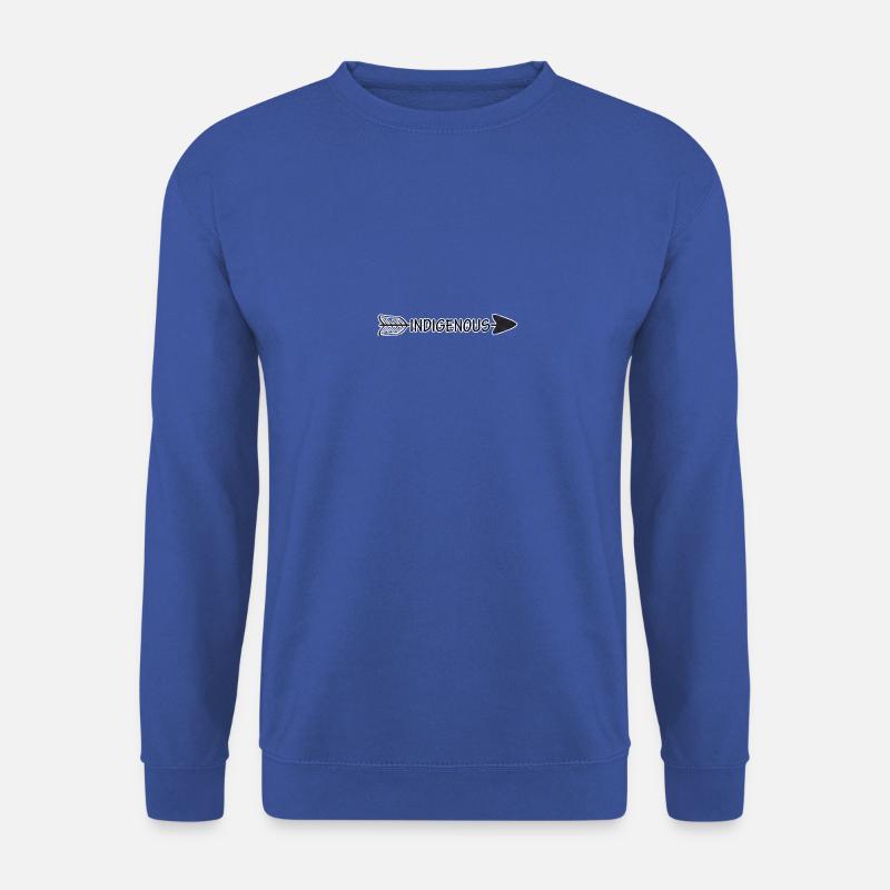 Indianer: Indigenous - Unisex Pullover - Royalblau
