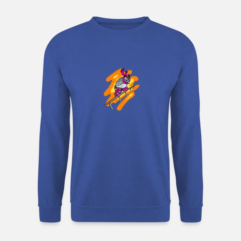 Wachtel / Quail Rollerblade - Unisex Pullover - Royalblau