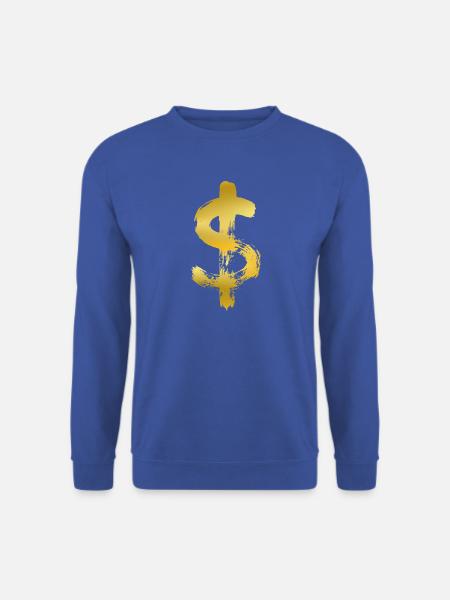 Goldener Dollar - Unisex Pullover - Royalblau