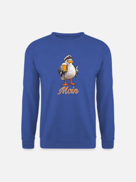 Möwe Moin - Unisex Pullover - Royalblau