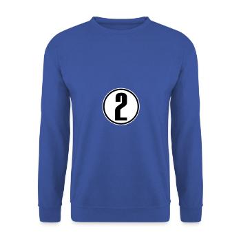 2 - Unisex Sweatshirt - royal blue - Front - Alina (178cm) & Michal (187cm)