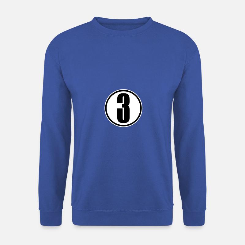 3 - Sweat-shirt Unisexe - bleu royal