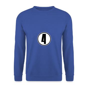 4 - Sweat-shirt Unisexe - bleu royal - Devant - Alina (178cm) & Michal (187cm)
