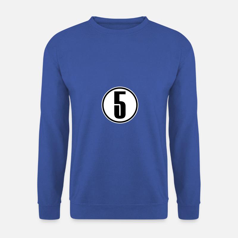 5 - Sweat-shirt Unisexe - bleu royal