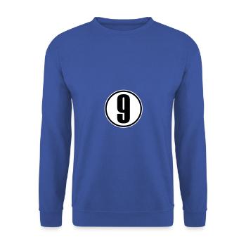9 - Sweat-shirt Unisexe - bleu royal - Devant - Alina (178cm) & Michal (187cm)