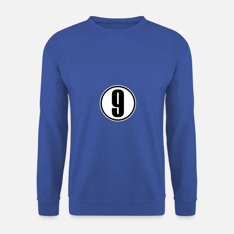 9 - Sweat-shirt Unisexe - bleu royal
