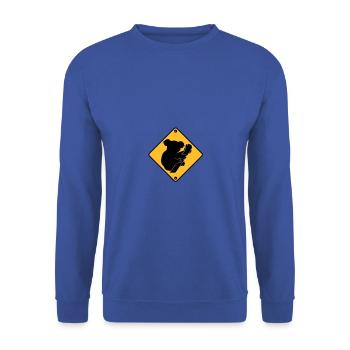 Koala - Unisex Sweatshirt - royal blue - Front - Alina (178cm) & Michal (187cm)