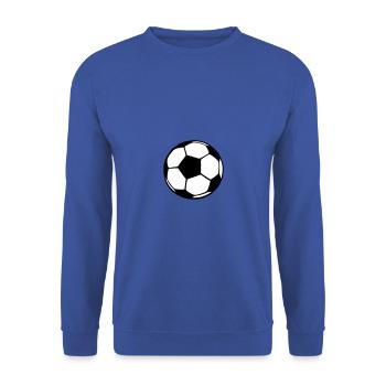 Ballon de foot - Sweat-shirt Unisexe - bleu royal - Devant - Alina (178cm) & Michal (187cm)