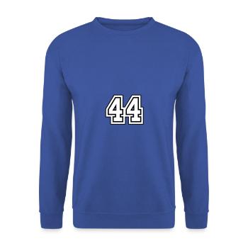 44 - Unisex Sweatshirt - royal blue - Front - Alina (178cm) & Michal (187cm)