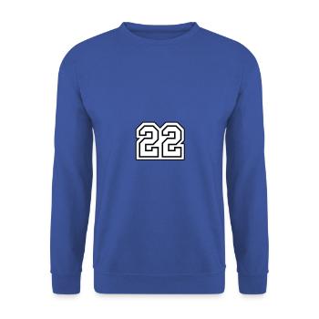 22 - Sweat-shirt Unisexe - bleu royal - Devant - Alina (178cm) & Michal (187cm)