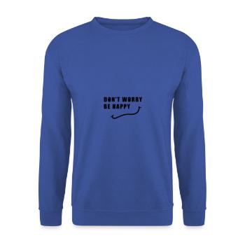 Sprüche - Unisex Pullover - Royalblau - Vorne - Alina (178cm) & Michal (187cm)
