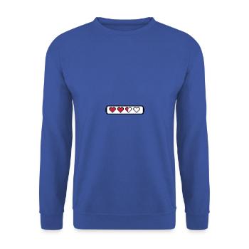 Gaming - Unisex Pullover - Royalblau - Vorne - Alina (178cm) & Michal (187cm)