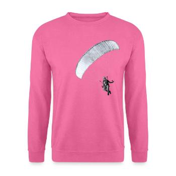 Paragleiter Bleistift - Unisex Pullover - Pink - Vorne