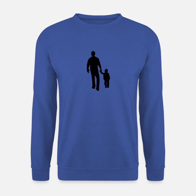 Vater und Sohn - Unisex Pullover - Royalblau