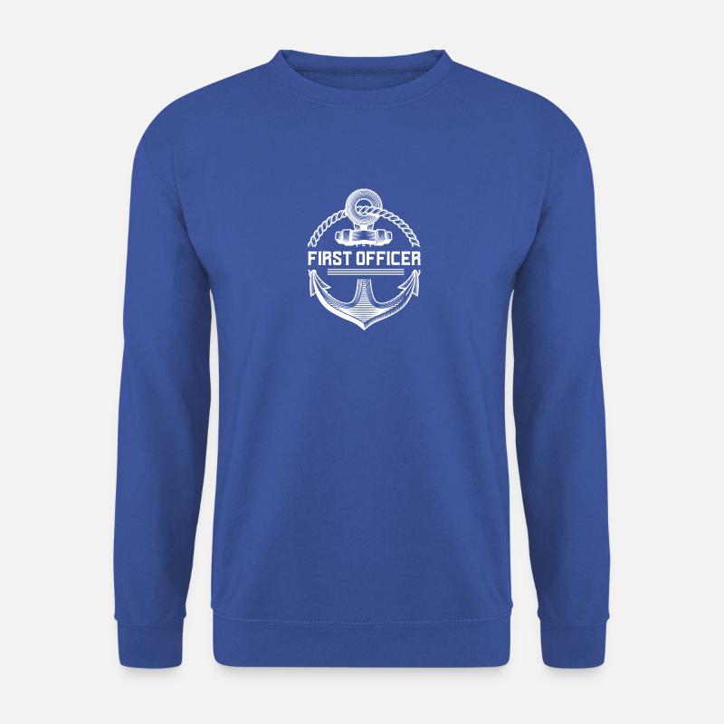 Erster Offizier - Unisex Pullover - Royalblau