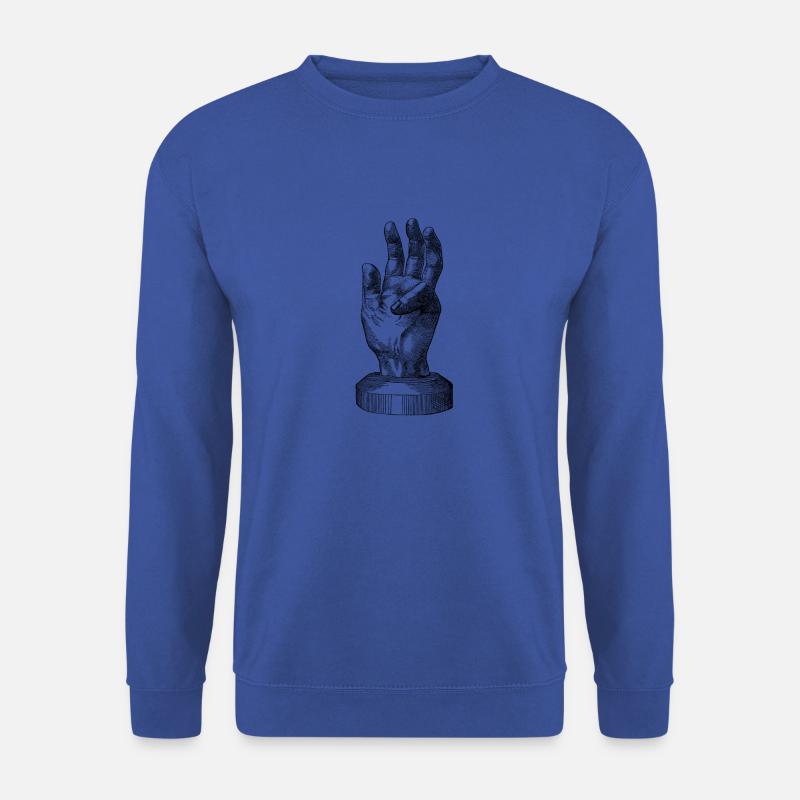 Hand statue - Unisex Sweatshirt - royal blue